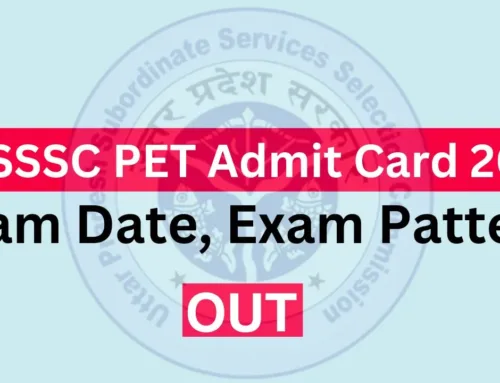 UPSSSC PET Admit Card 2025 – Exam Date & Hall Ticket Download
