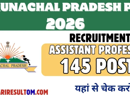 Arunachal Pradesh PSC Assistant Professor Recruitment 2026 – Apply Online for 145 Posts