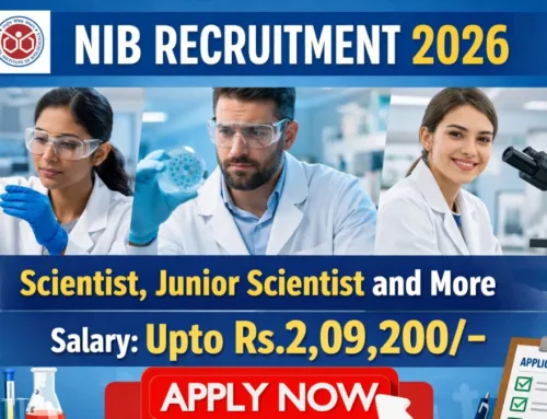 NIB Recruitment 2026: Apply Online for 46 Scientist, Junior Scientist & Other Posts