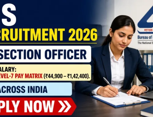 BIS Section Officer Recruitment 2026 – Apply Offline for 20 Posts