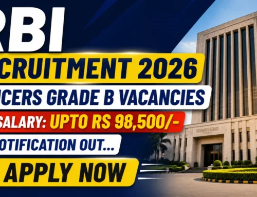 RBI Grade B Officer Recruitment 2026