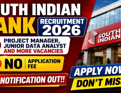 South Indian Bank Recruitment 2026 – Apply Online for IT, Data Analyst & Project Manager Posts